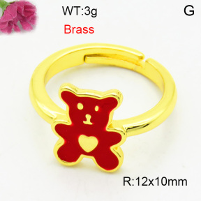 Fashion Brass Ring  F3R300063ablb-L002
