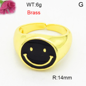 Fashion Brass Ring  F3R300070ablb-L002