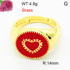 Fashion Brass Ring  F3R300075ablb-L002