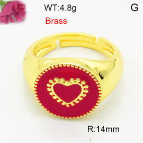 Fashion Brass Ring  F3R300078ablb-L002