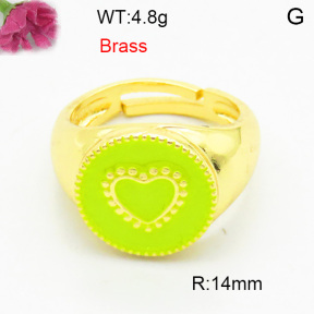 Fashion Brass Ring  F3R300081ablb-L002