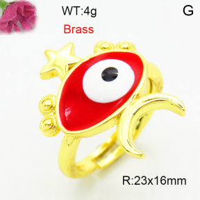 Fashion Brass Ring  F3R300088ablb-L002