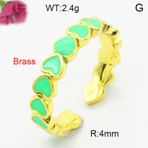 Fashion Brass Ring  F3R300094vbmb-L002