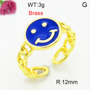 Fashion Brass Ring  F3R300100ablb-L002