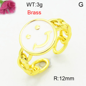Fashion Brass Ring  F3R300103ablb-L002