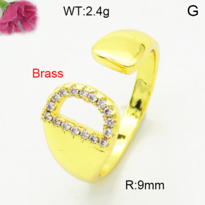 Fashion Brass Ring  F3R400637aakl-L002