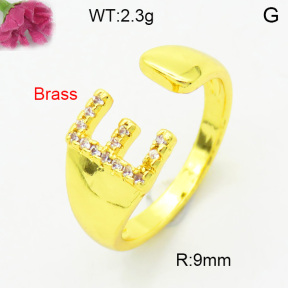Fashion Brass Ring  F3R400638aakl-L002