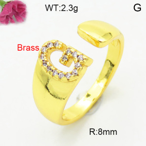 Fashion Brass Ring  F3R400640aakl-L002