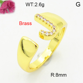 Fashion Brass Ring  F3R400643aakl-L002