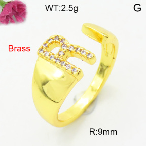 Fashion Brass Ring  F3R400651aakl-L002
