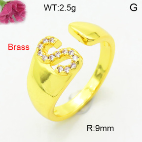Fashion Brass Ring  F3R400652aakl-L002
