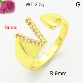 Fashion Brass Ring  F3R400655aakl-L002