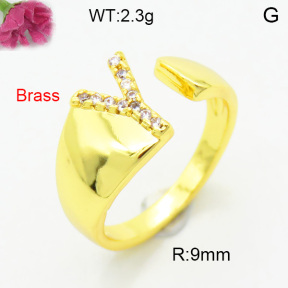 Fashion Brass Ring  F3R400658aakl-L002