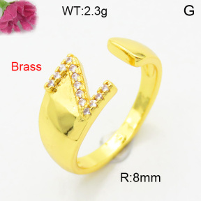 Fashion Brass Ring  F3R400659aakl-L002