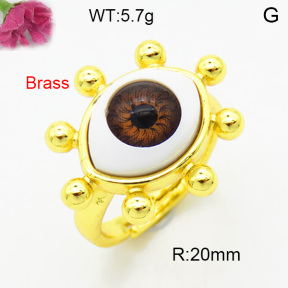 Fashion Brass Ring  F3R400661ablb-L002