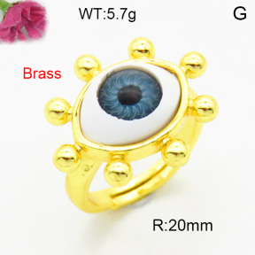 Fashion Brass Ring  F3R400663ablb-L002