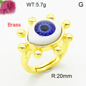 Fashion Brass Ring  F3R400664ablb-L002