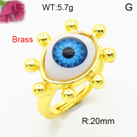 Fashion Brass Ring  F3R400665ablb-L002