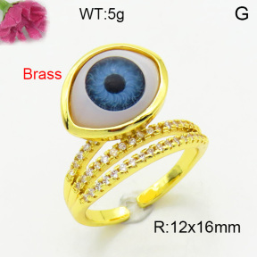 Fashion Brass Ring  F3R400669vbnb-L002
