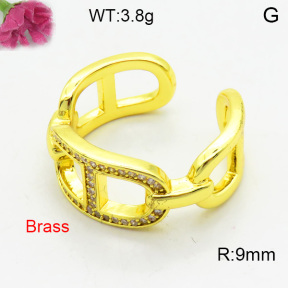Fashion Brass Ring  F3R400670aakl-L002