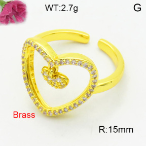 Fashion Brass Ring  F3R400671vbll-L002