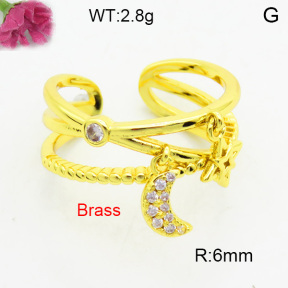 Fashion Brass Ring  F3R400674ablb-L002