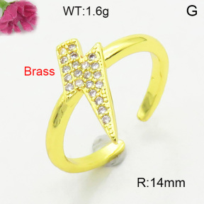 Fashion Brass Ring  F3R400679baka-L002