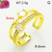 Fashion Brass Ring  F3R400680ablb-L002