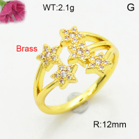 Fashion Brass Ring  F3R400682ablb-L002