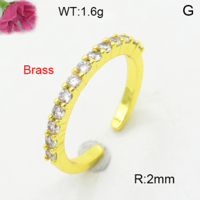 Fashion Brass Ring  F3R400686baka-L002