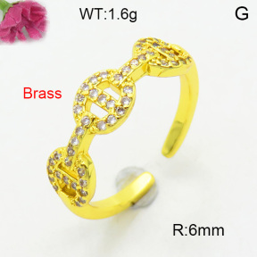 Fashion Brass Ring  F3R400690aakl-L002