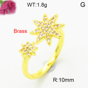 Fashion Brass Ring  F3R400695aakl-L002