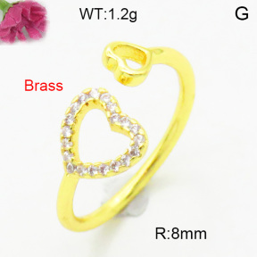 Fashion Brass Ring  F3R400697baka-L002