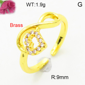 Fashion Brass Ring  F3R400700baka-L002