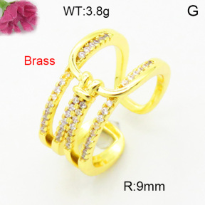 Fashion Brass Ring  F3R400701ablb-L002