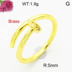 Fashion Brass Ring  F3R400702baka-L002