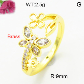 Fashion Brass Ring  F3R400713aakl-L002