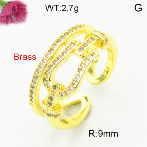 Fashion Brass Ring  F3R400715vbll-L002