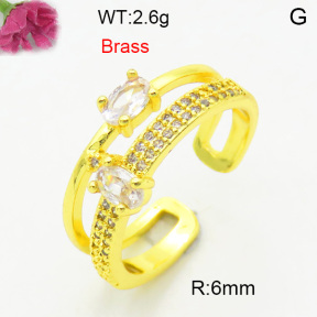 Fashion Brass Ring  F3R400716ablb-L002