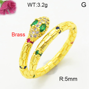 Fashion Brass Ring  F3R400718vbmb-L002