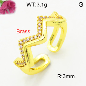 Fashion Brass Ring  F3R400724aakl-L002