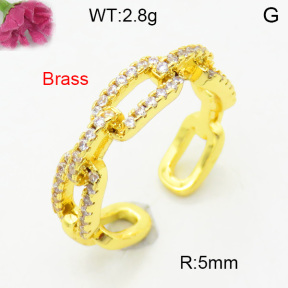 Fashion Brass Ring  F3R400726vbmb-L002