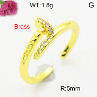 Fashion Brass Ring  F3R400727baka-L002