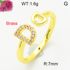 Fashion Brass Ring  F3R400729baka-L002