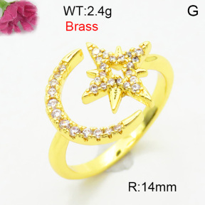 Fashion Brass Ring  F3R400730aakl-L002