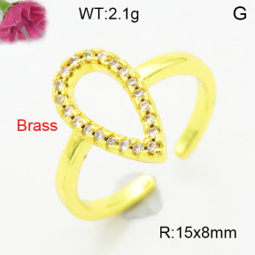 Fashion Brass Ring  F3R400731baka-L002