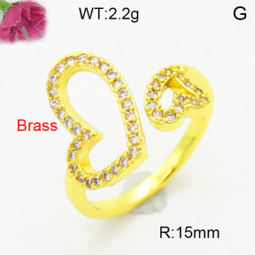 Fashion Brass Ring  F3R400732ablb-L002