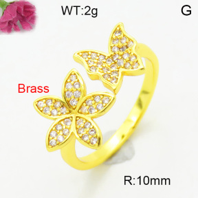 Fashion Brass Ring  F3R400734ablb-L002