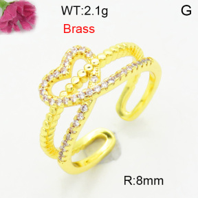 Fashion Brass Ring  F3R400743aakl-L002