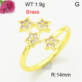 Fashion Brass Ring  F3R400747aakl-L002